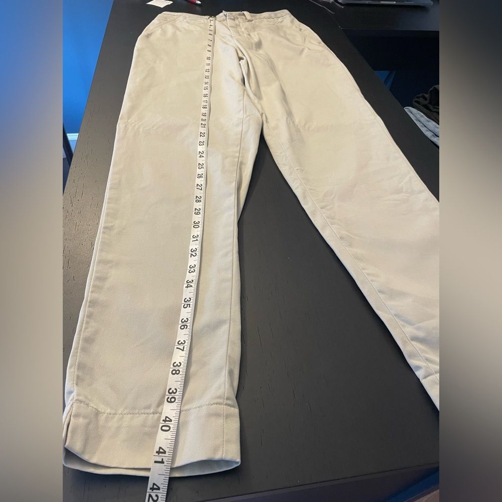 Banana Republic 100% Cotton Khaki Pants Women’s Size 6 Long Length - Picture 6 of 9